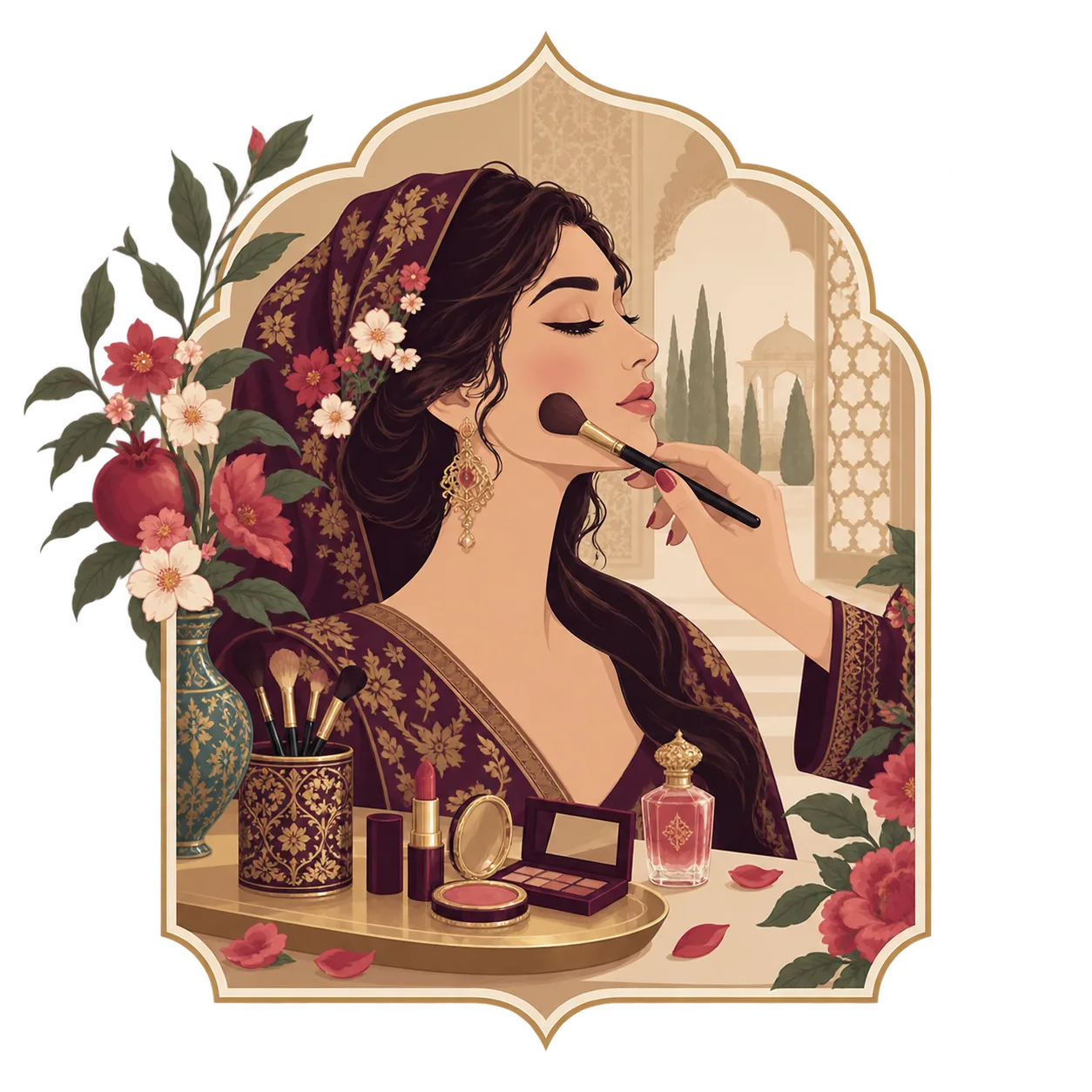 تصویر خدمت میکاپ حرفه‌ای